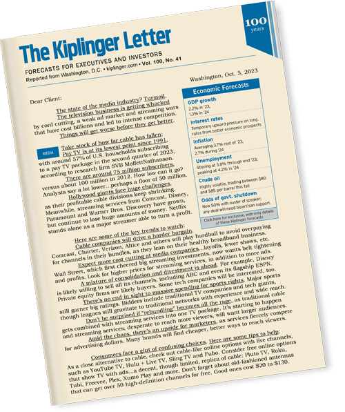 The Kiplinger Letter